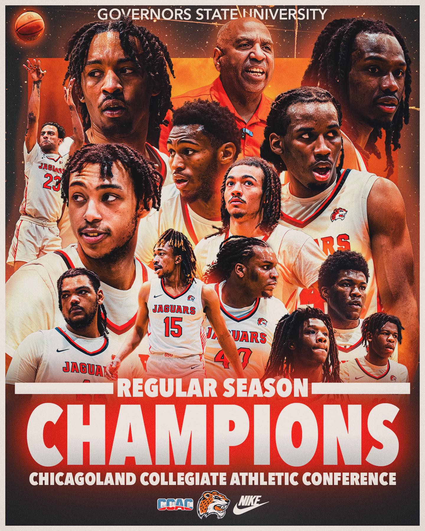 Coach Bates & Men's Basketball Jaguars -Championship 2025-26 Season!