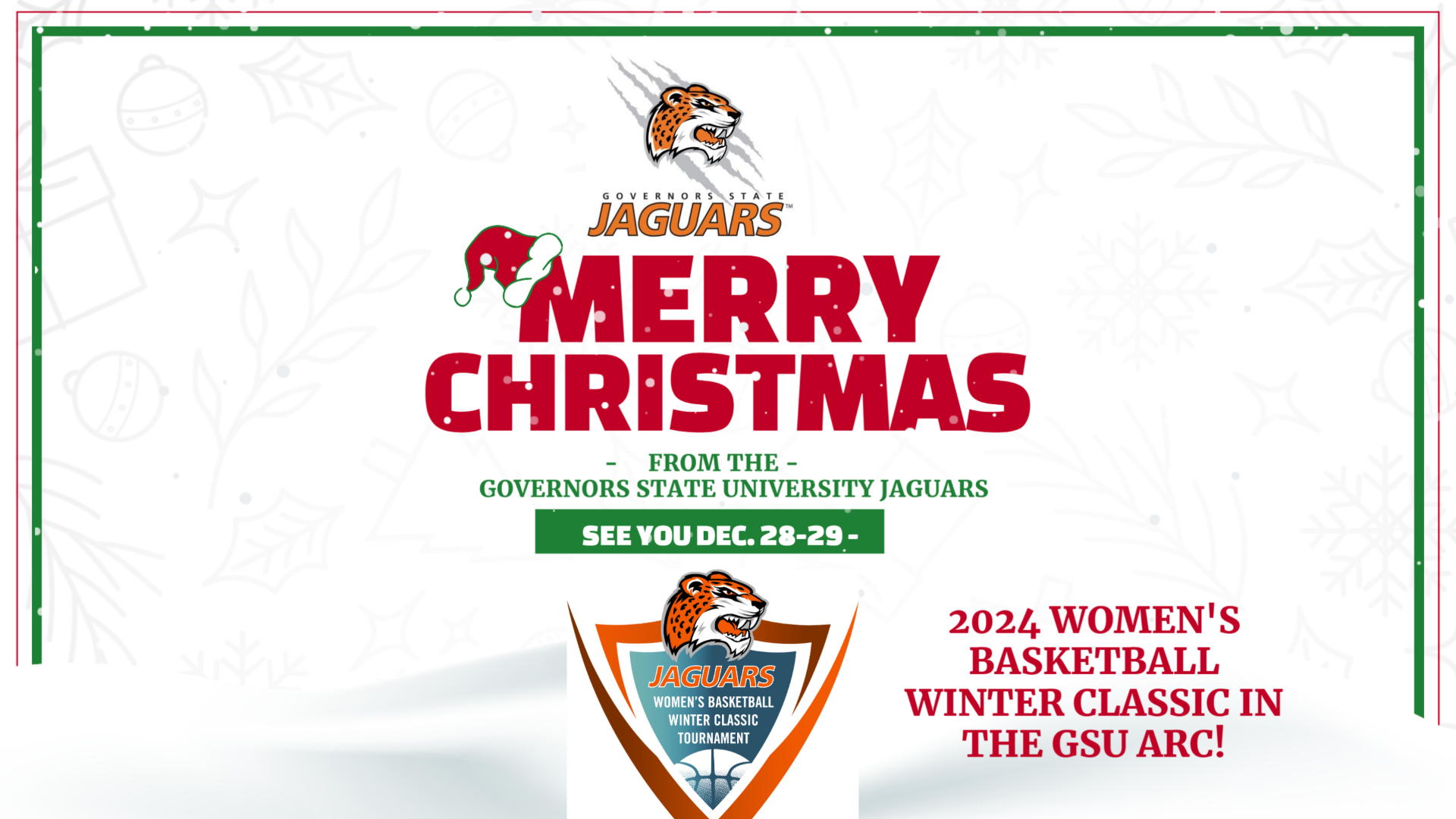 HAPPY HOLIDAYS FROM THE JAGUARS!