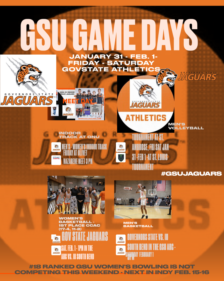 GovState Athletics Teams Competing This Weekend in Indoor Track, M/W Basketball, Men's Volleyball