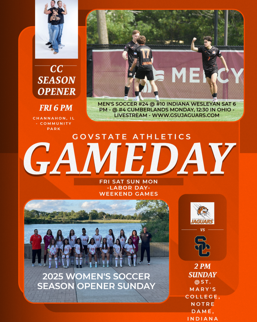 GovState Fall Sports Team With Busy Labor Day Weekend - Teams Competing Fri Sat Sun Mon on Road