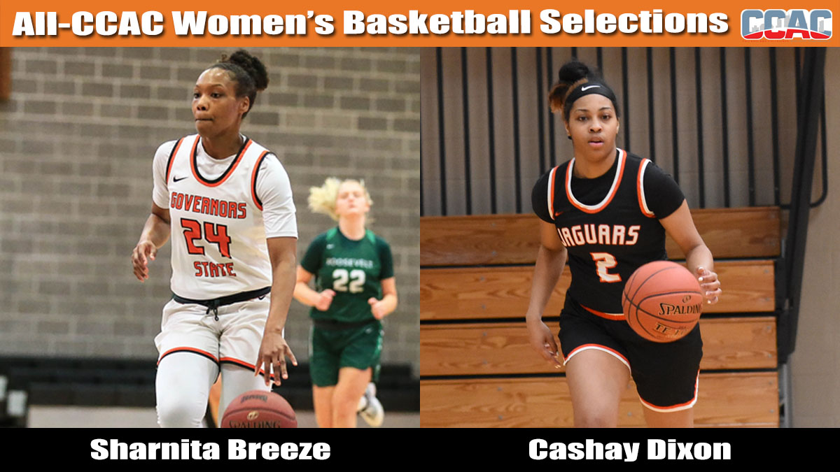 Breeze, Dixon Named All-CCAC Honorable Mention
