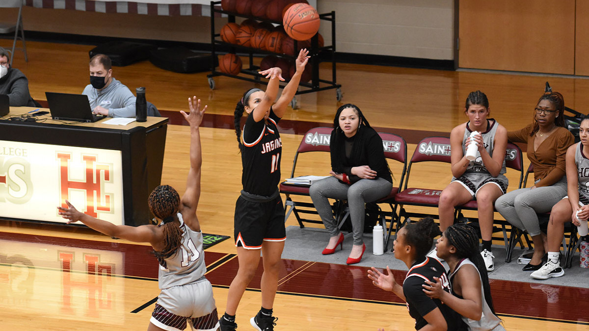 Jaguars Defeated by Saints in CCAC Women's Basketball