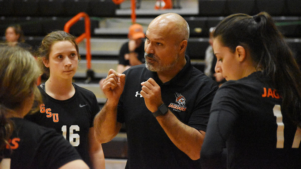 GSU Volleyball Extended to Five Sets in Loss to Roosevelt; Novakovic Joins 1,000 Kills Club