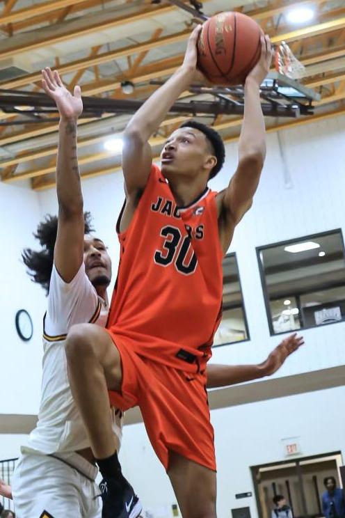 (30) Tyrell Isom led the Jaguars with 20 points at St. Xavier.