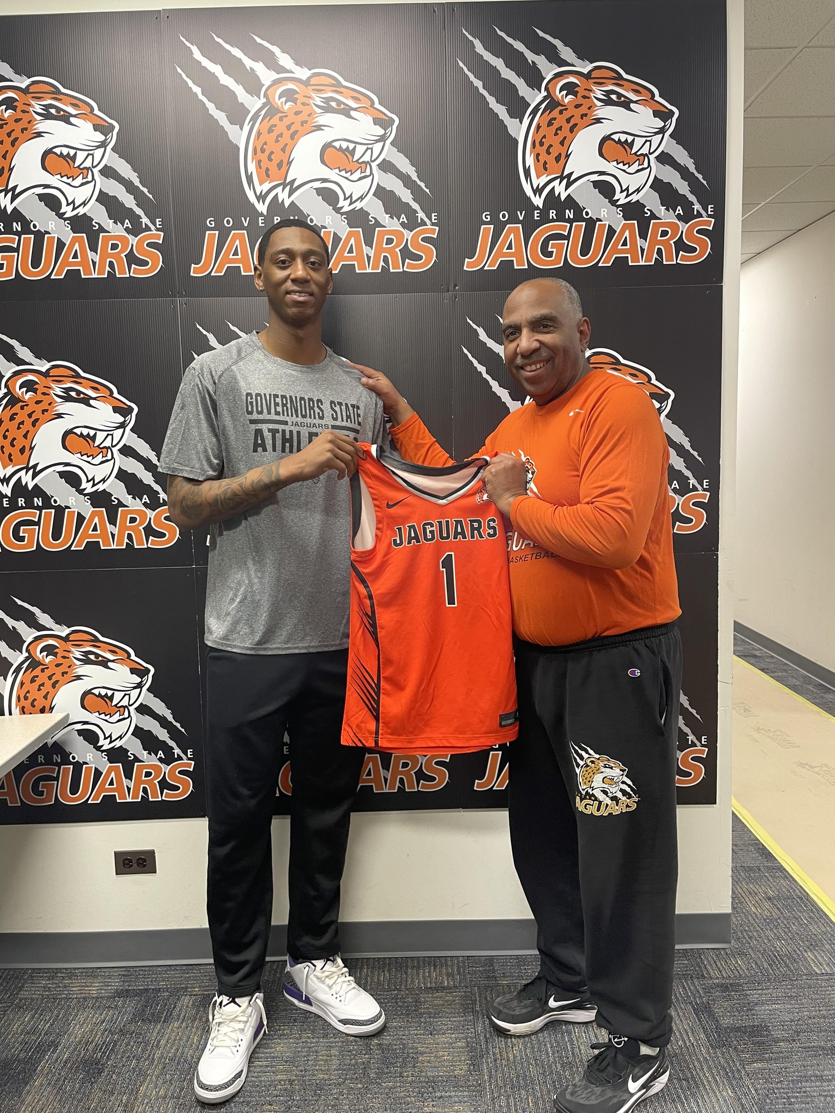 Rashad Smith on National Letter of Intent Signing Day With GSU Head Men's Basketball Coach Tony Bates.