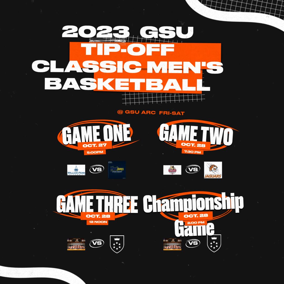 TIP-OFF CLASSIC SET FOR FRIDAY-SATURDAY TO OPEN 2023-24 MEN'S BASKETBALL SEASON AT THE ARC