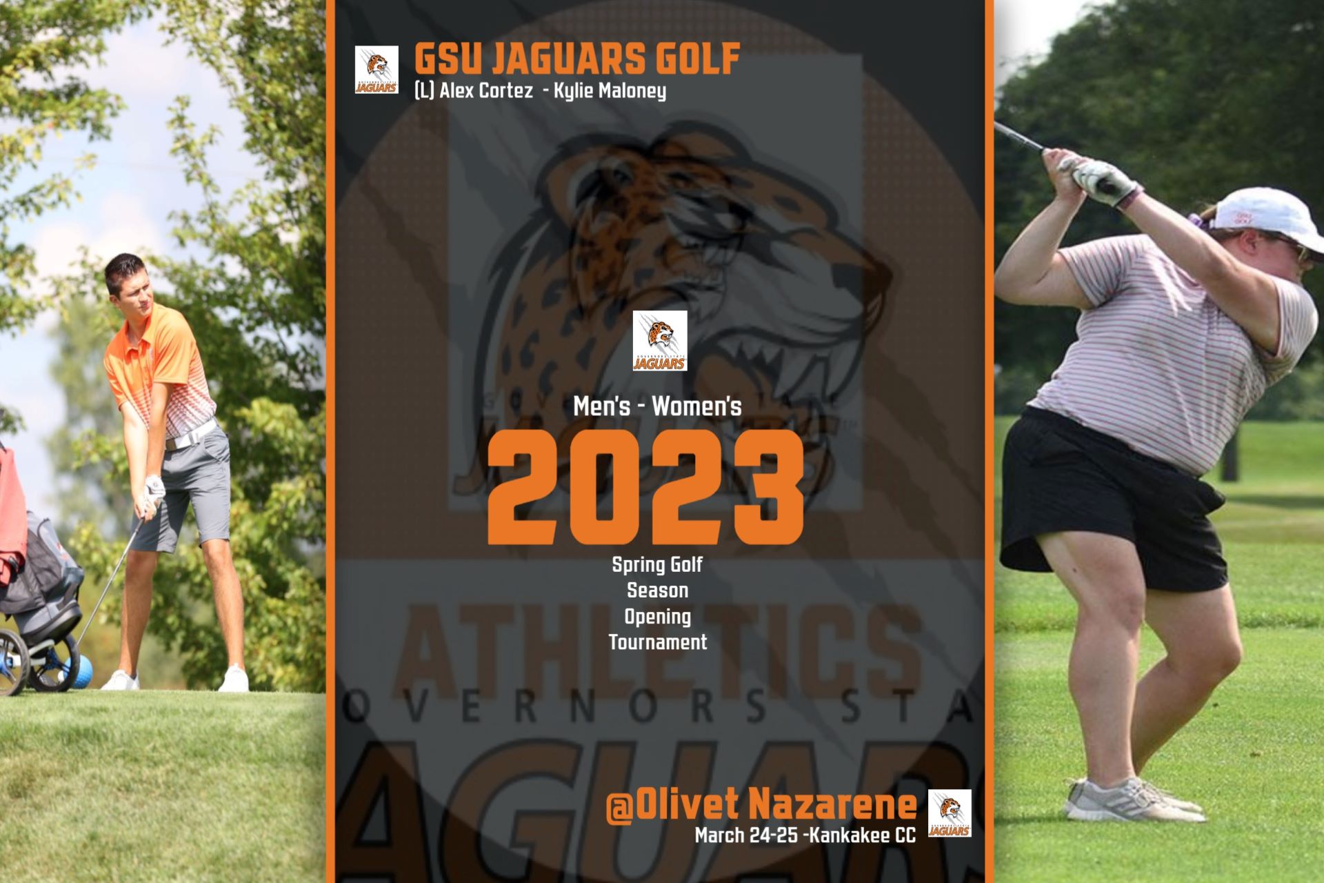 GSU Men's & Women's Golf 2023 Spring Season Opener at Olivet Nazarene Invitational - (Men Finish 9th, Women Individuals Only)