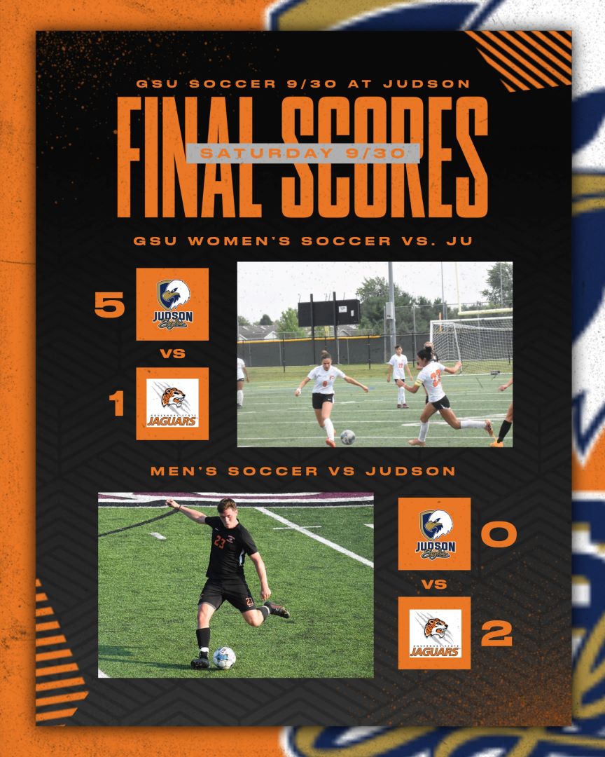 MEN'S SOCCER BEATS JUDSON 2-0 SATURDAY - WOMEN'S SOCCER LOSES 5-1 AT JUDSON IN CCAC DOUBLEHEADER - TWO LATE SECOND HALF GOALS WINS IT -
