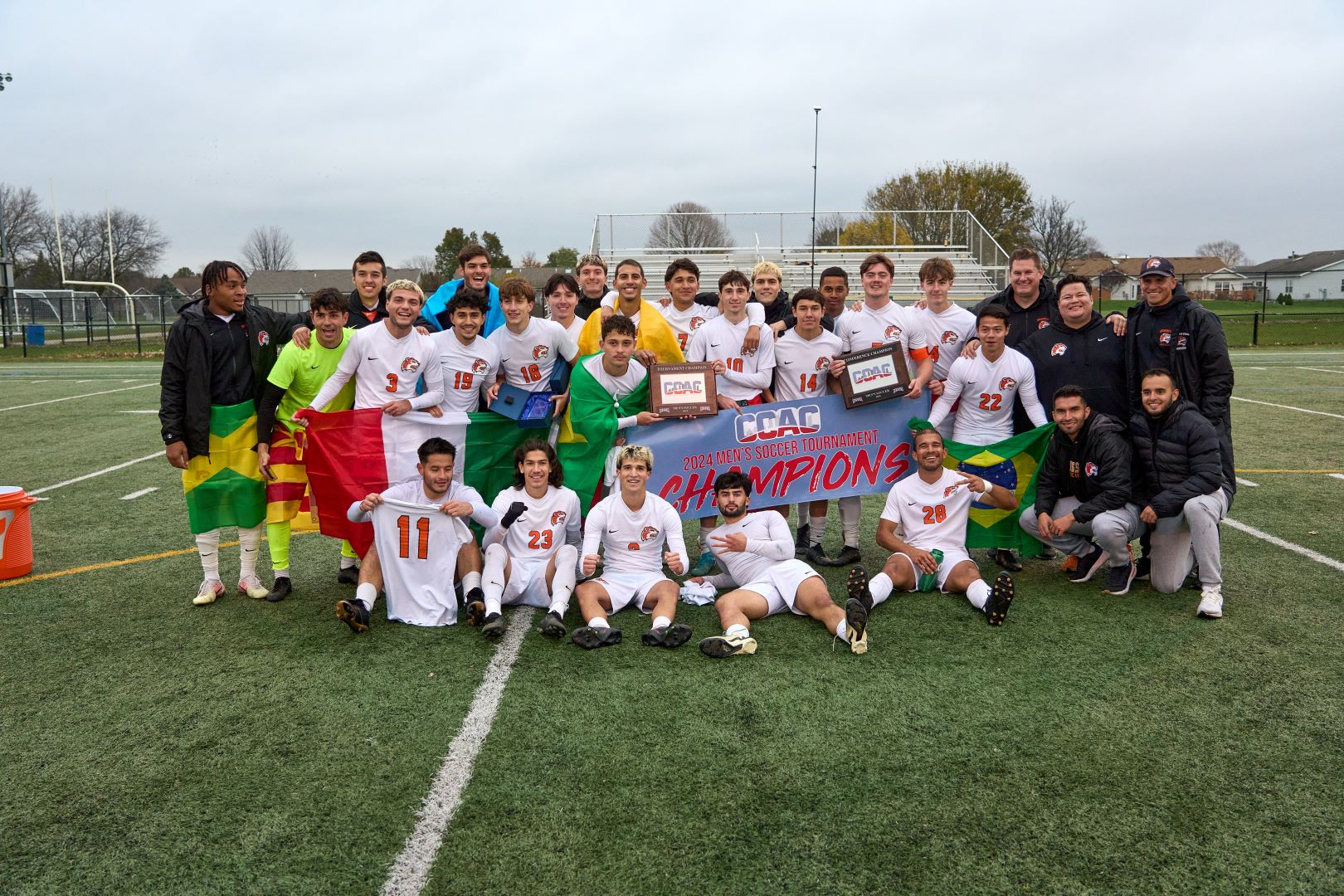 GovState 2024 CCAC Championship men's soccer team continues to reap post-season awards being ranked 24th in the final NAIA top 25 poll released this week. GSU's first-time ever in the top 25 for Coach Eggert's six-year soccer program.