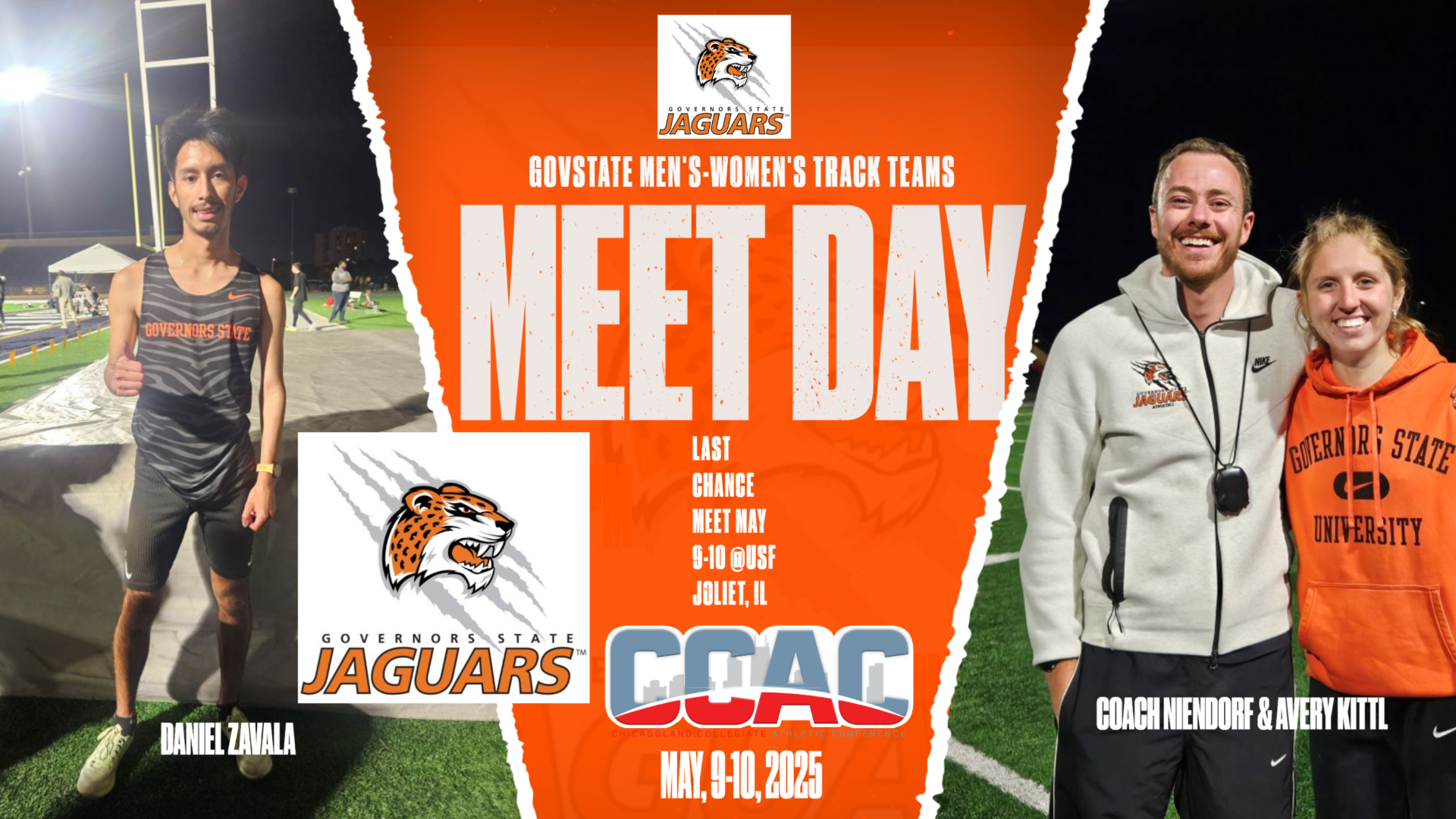 Men's - Women's Outdoor Track Jaguars At Last Chance Meet To End 2025 Season - Thrower Clark Fremouw at NAIA Nationals May 21-23 -
