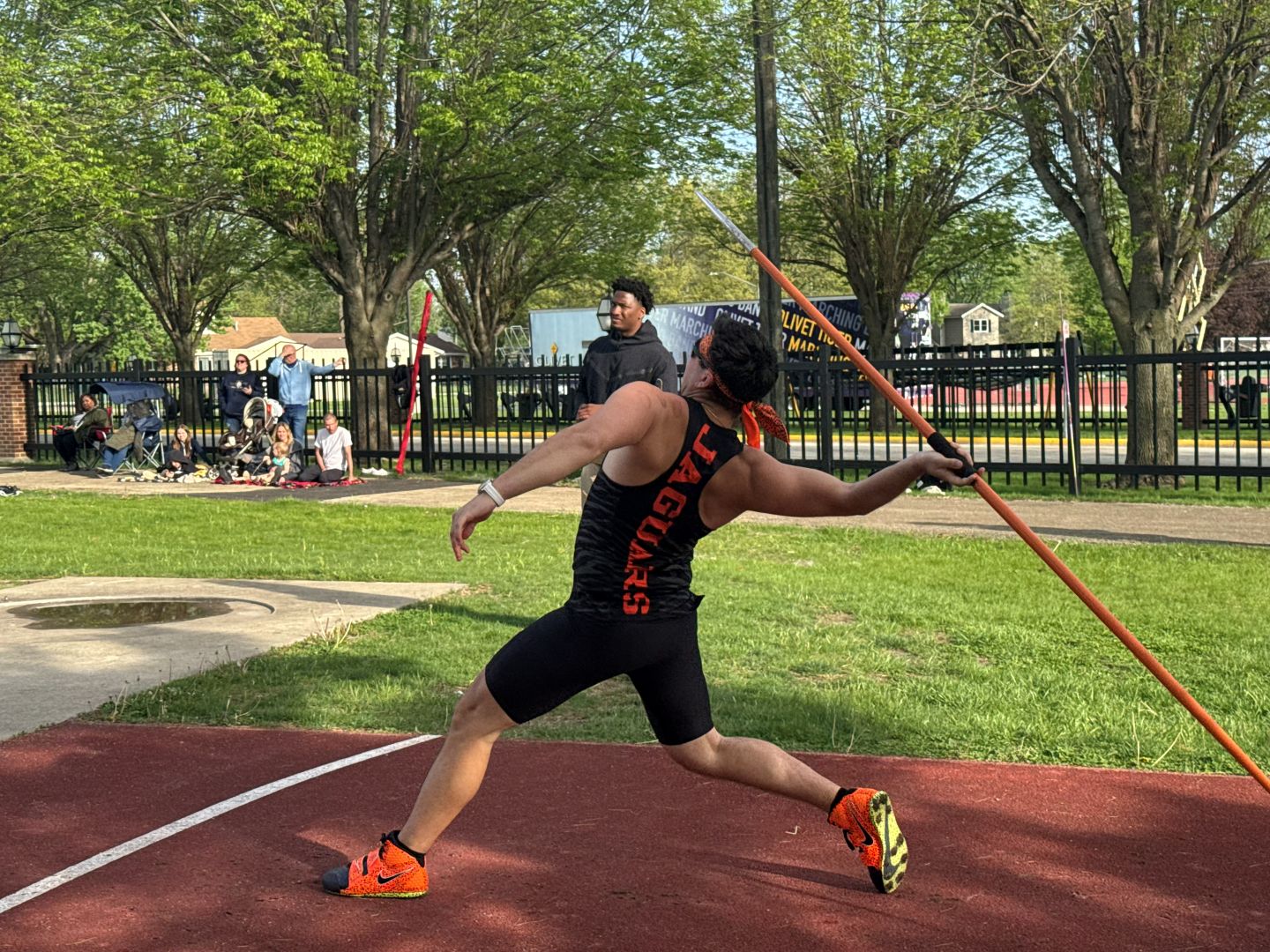 GovState javelin thrower Sean O'Brien and the Jaguars will be competing Friday and Saturday at the 2026 Outdoor Track CCAC Championship meet in Joliet May 1-2.