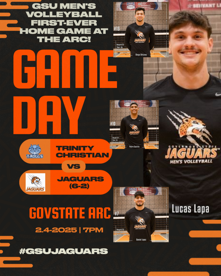 First-Ever Men's Volleyball Home Match In The ARC, 7 PM, Tuesday, February 4 vs. Trinity Christian College.