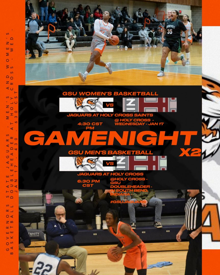 GSU Men's-Women's Basketball Teams At Holy Cross Wednesday, January 17, 4:30 - 6:30 CST Games in Indiana