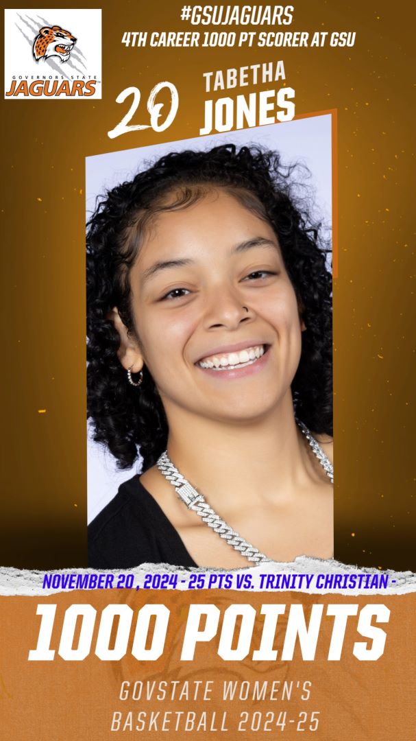 GovState to 4-0 with win over Trinity Christian - Tabetha Jones Scores 1000 Career Point With 25 Point Night -