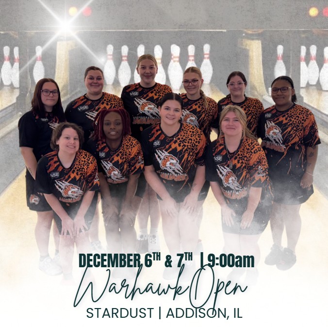 Women's Bowling Finishes 12th at Warhawk Open - Busy December Month of Tier 1 Tournaments