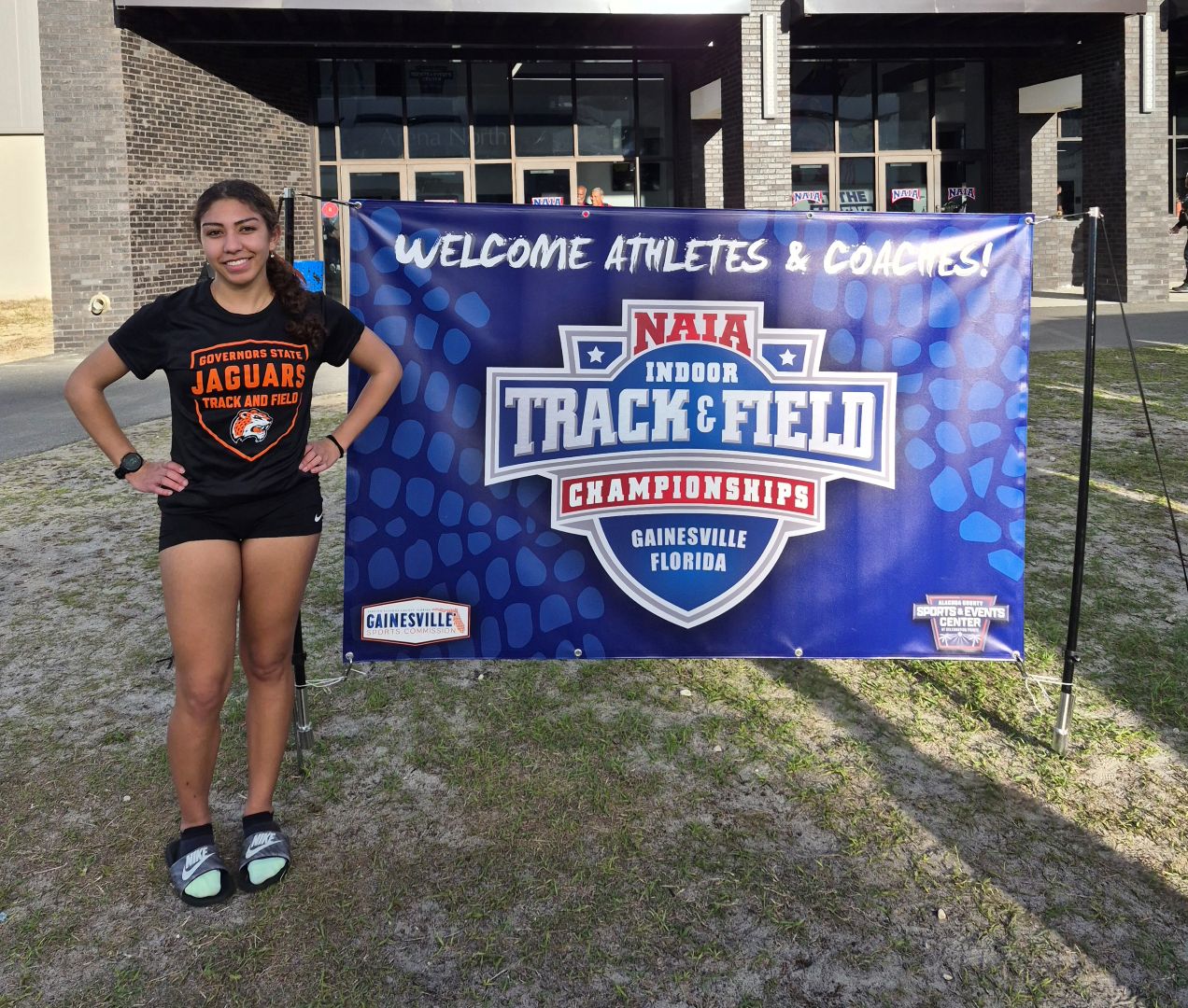 Sophia Flowers at Indoor Nationals in Florida.