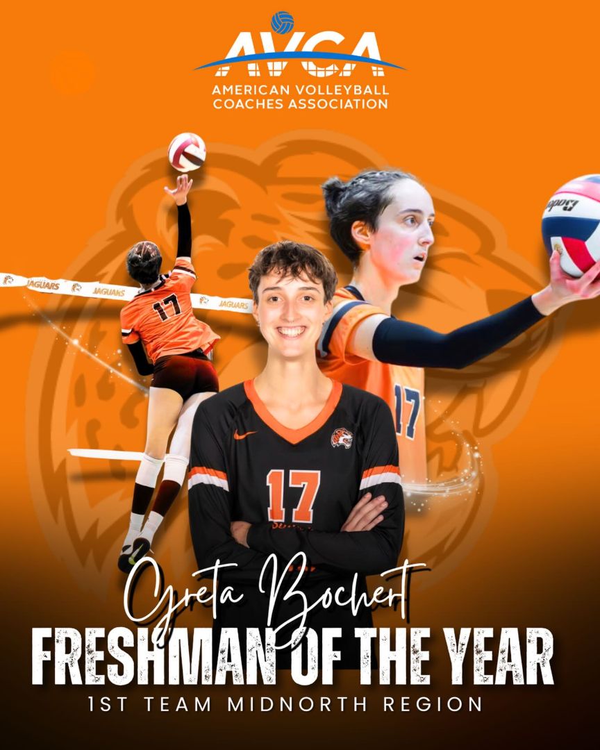 Greta Bochert More Awards - AVCA Region Freshman of the Year & Top Vote Getter-All Region!
